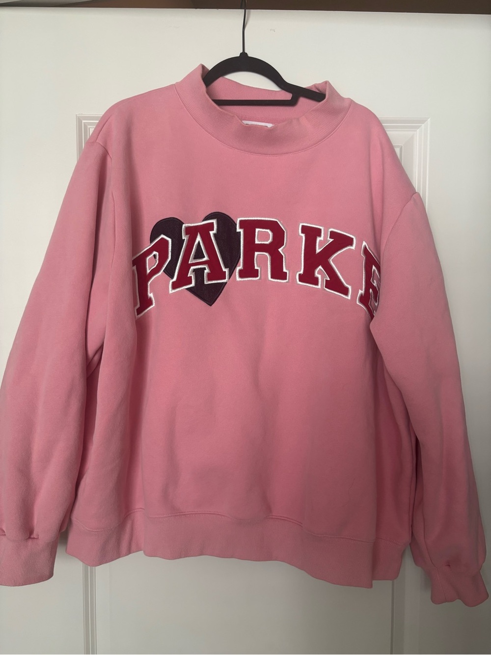 PARKE Valentine's Day Denim Heart Sweatshirt